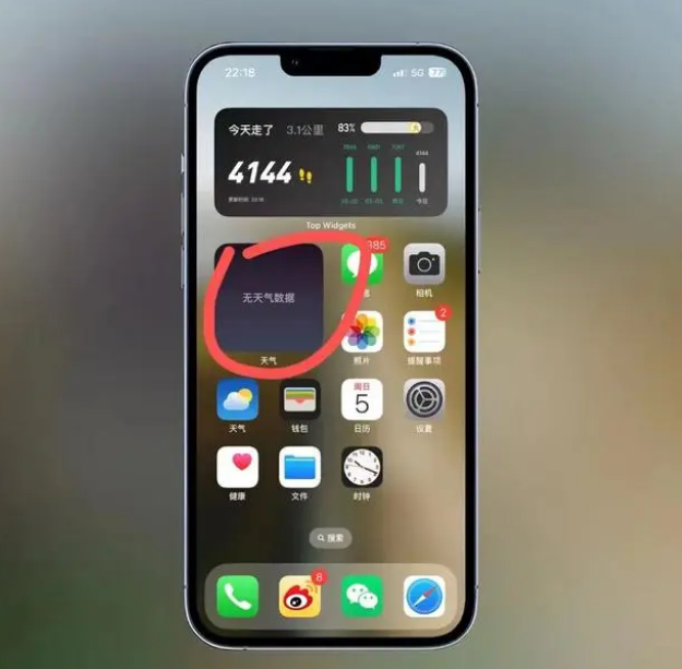 大茂镇苹果手机维修分享:iOS16主屏幕天气小组件无法正常工作怎么办？ 