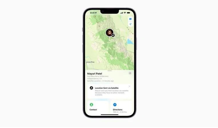 大茂镇苹果14维修分享iPhone14系列中 FindMy功能通过卫星分享位置方法教程 