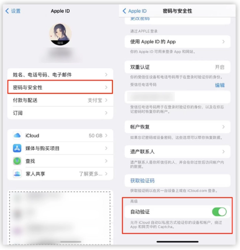 大茂镇苹果手机维修分享iOS 16 自动验证功能开启方法 