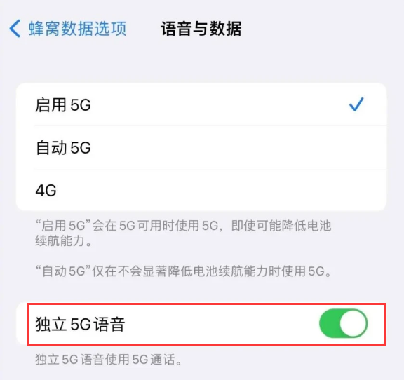 大茂镇苹果14维修分享iPhone 14 Pro如何开启VoNR 