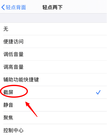 大茂镇苹果手机维修分享iPhone12如何启用双击截屏 